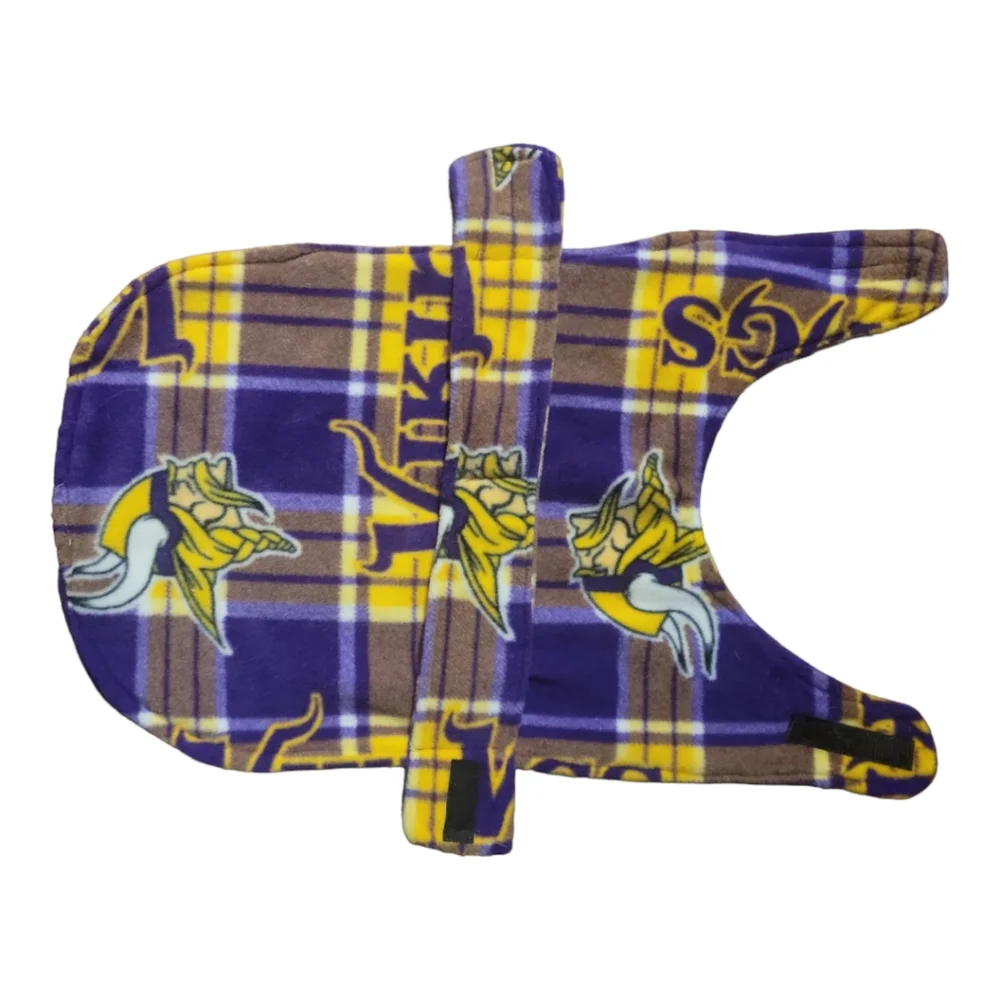 Host Pick 😊 Minnesota Vikings Game Day Pet Dog Fleece Coat Jacket Football NFL